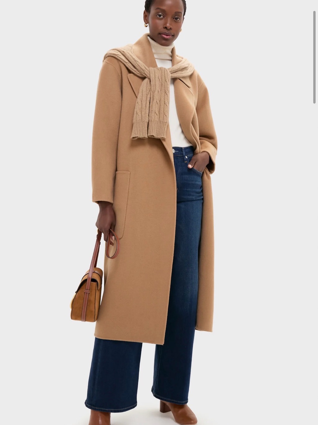 Tuckernuck Camel Wool Trinity Coat Nwt Small S No Belt- As Shown $448